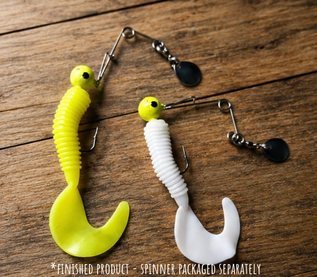 Curly Tail Spinner Lure - 2 Ct Package