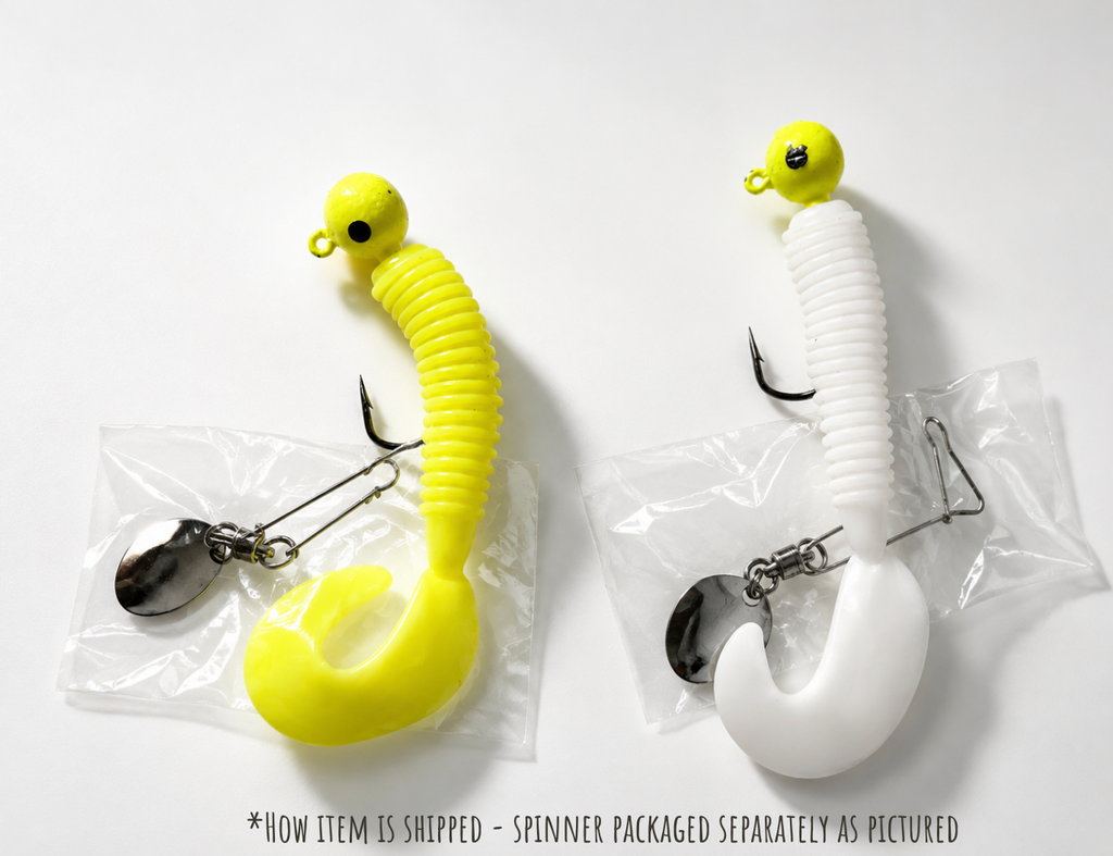 Curly Tail Spinner Lure - 2 Ct Package